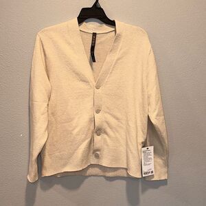 Lululemon Merino Wool-Blend Cardigan Mens‎ Sz Small NWT